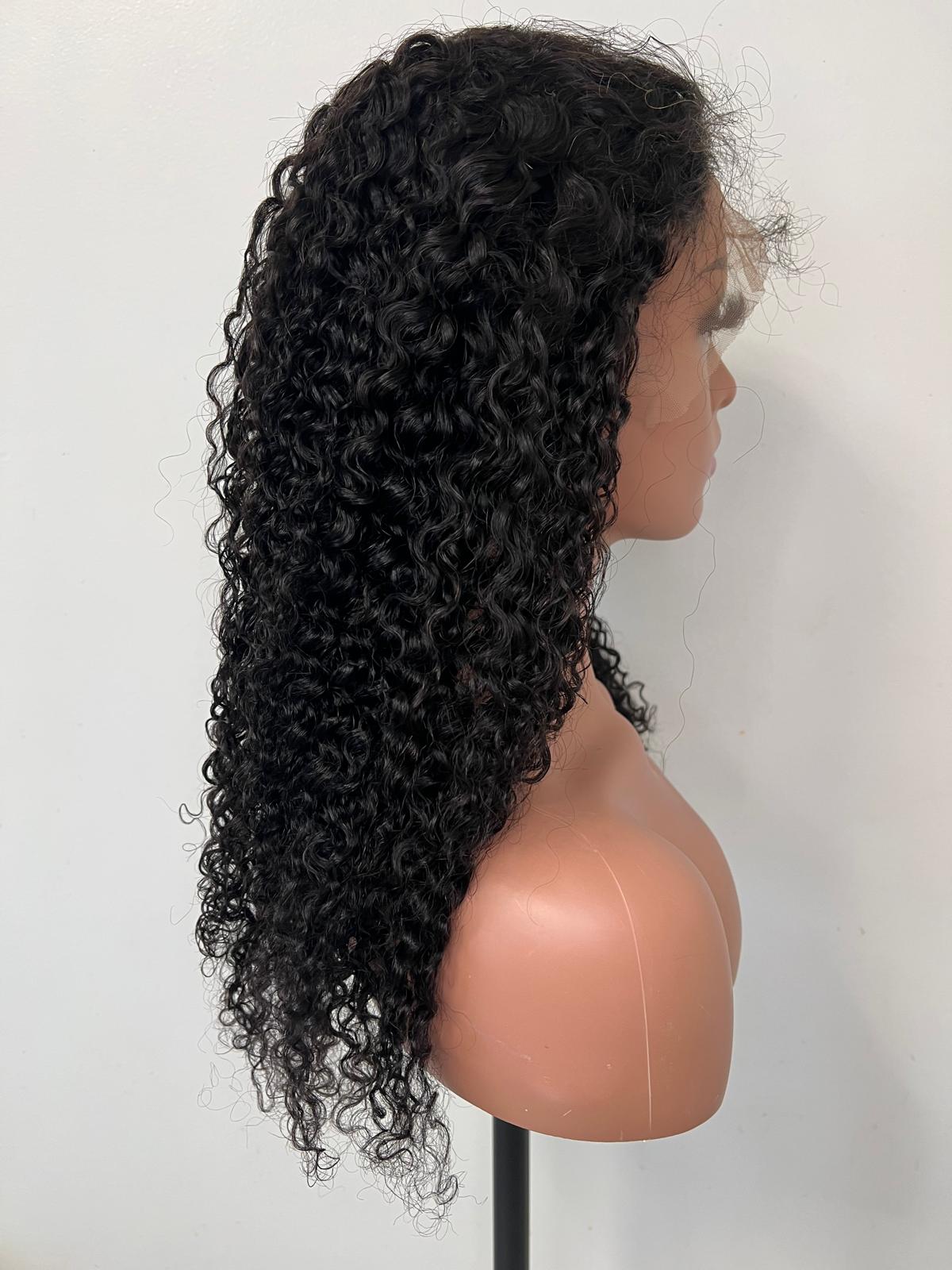 Perruque JERRY Curl. Lace 13x4 Noire
