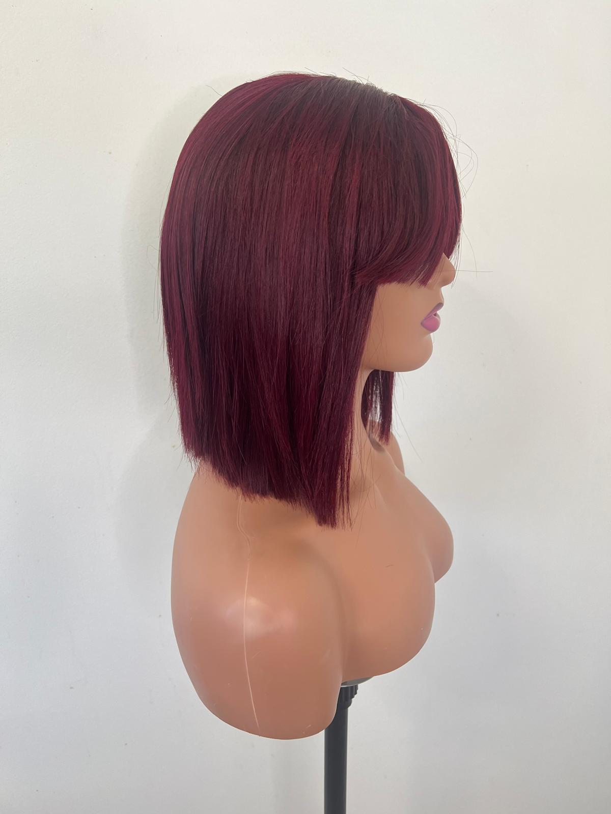 Perruque Frange No Lace Couleur 99J