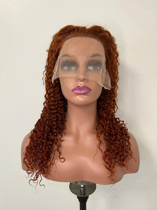 Perruque JERRY Curl. Lace : 13x4. Couleur : 350