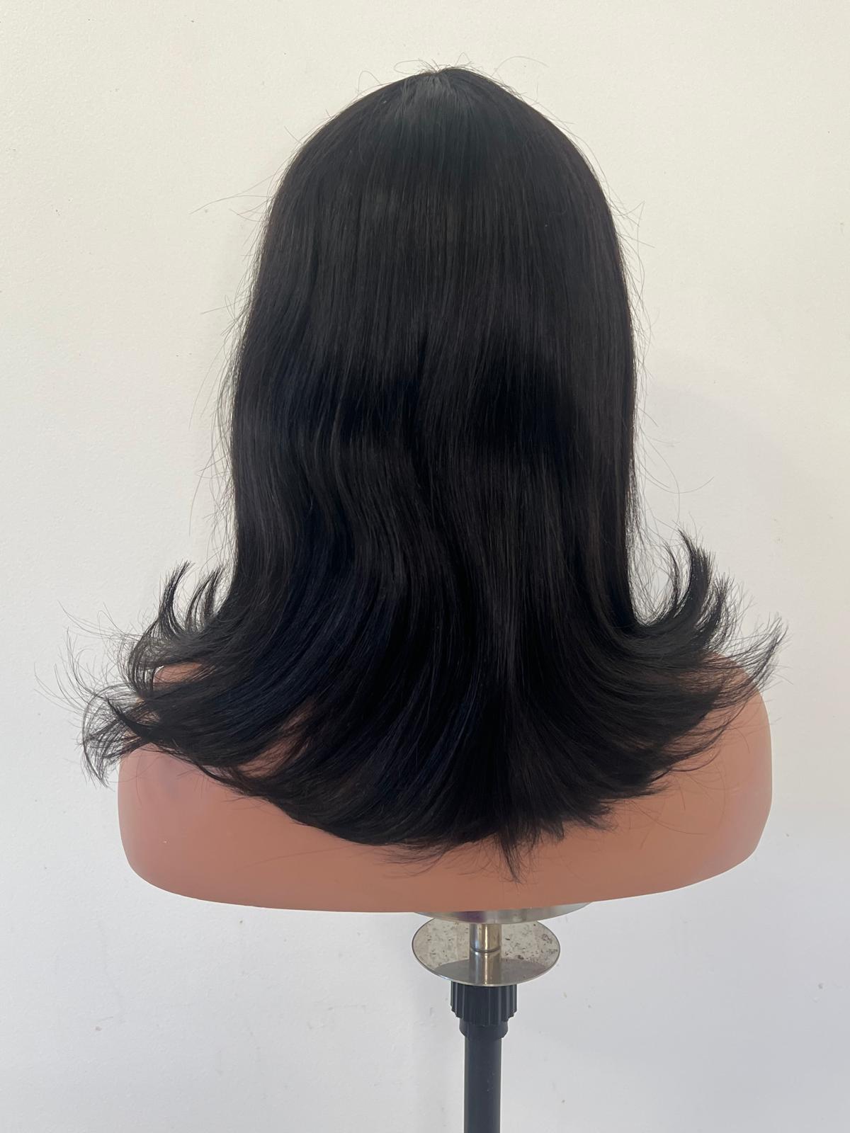 Perruque FRANGE  No Lace. Noire