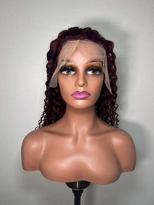 Perruque WATER Wave. Lace 13x4 Couleur : 99J