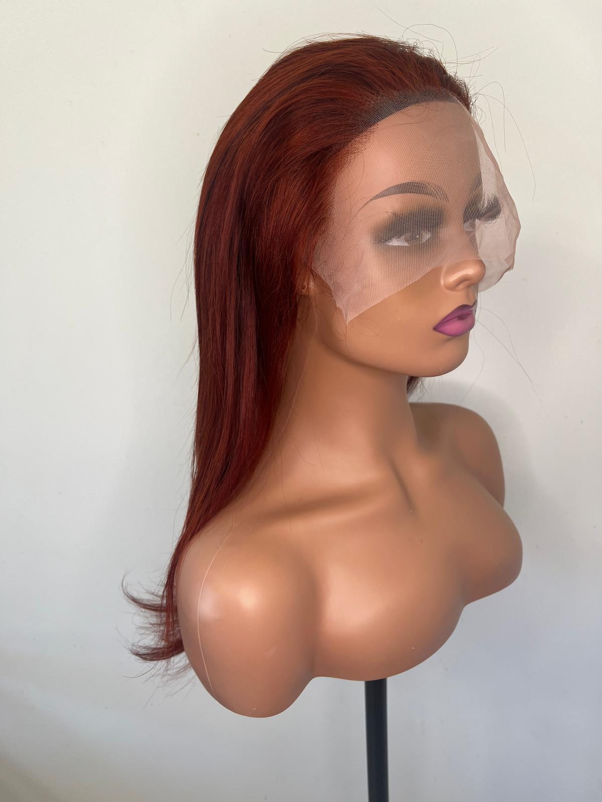 Perruque LISSE. Lace 13x4 Couleur : 33